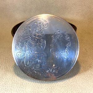 Vintage Belt Buckle Compact
